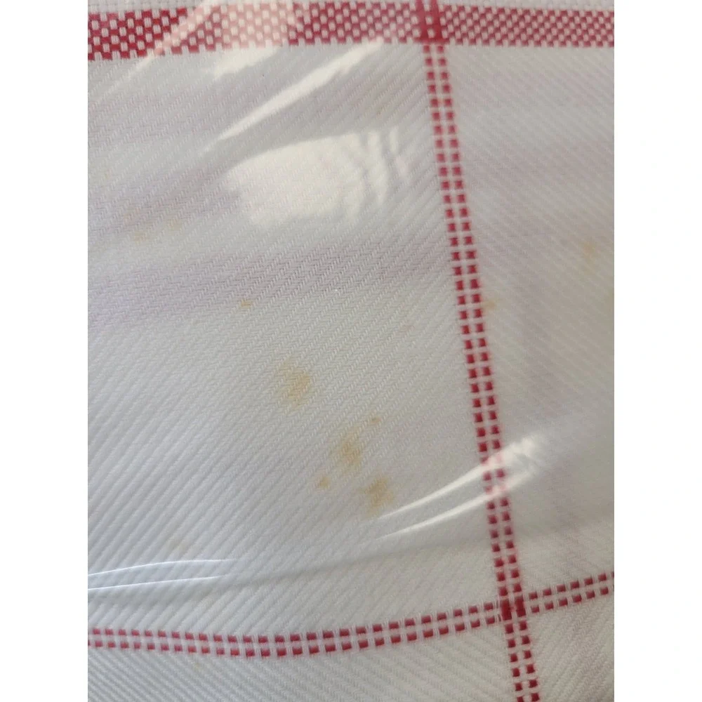 Williams Sonoma White & Red 100% Cotton 70